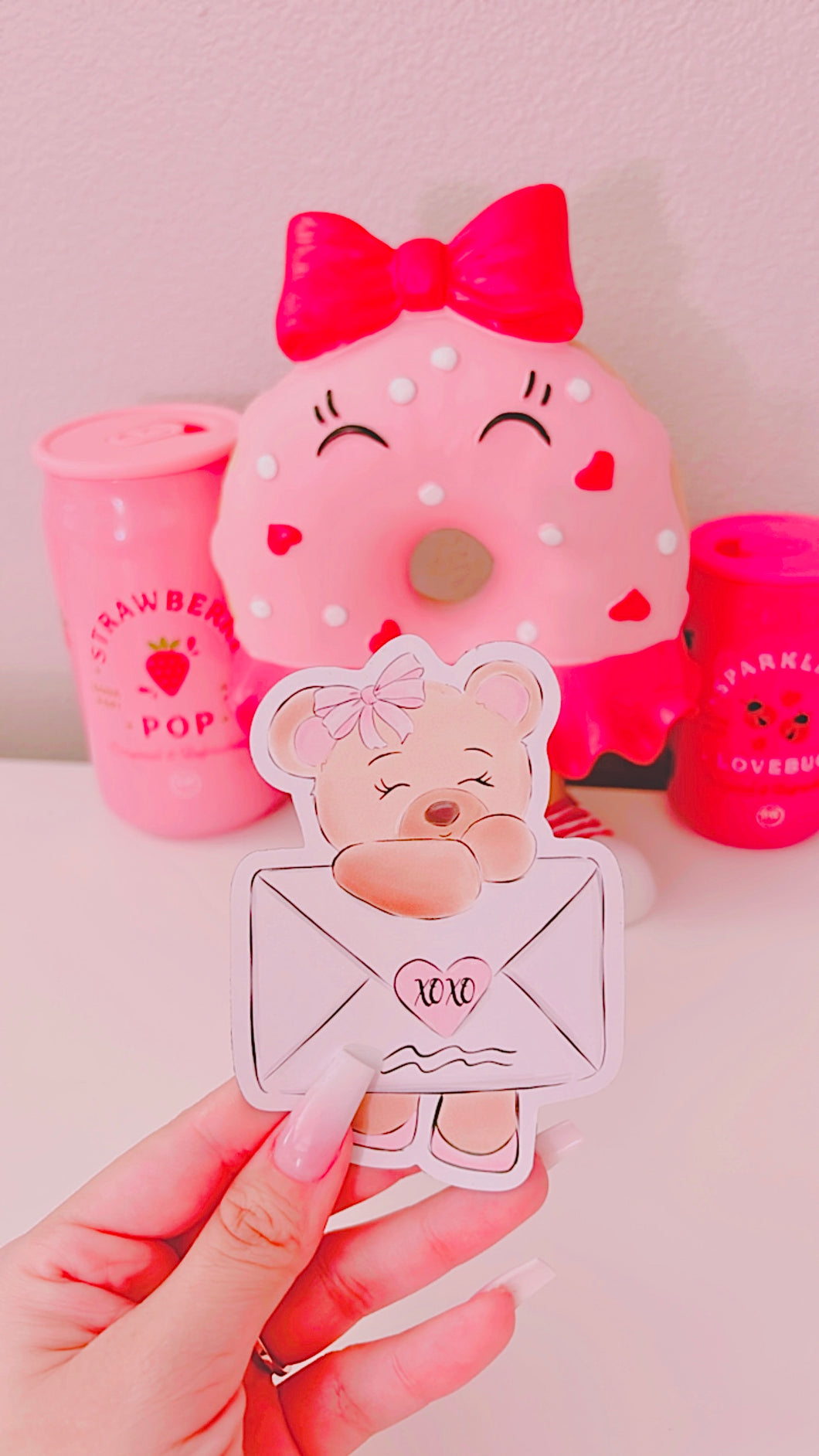 Beary cute valentine magnet