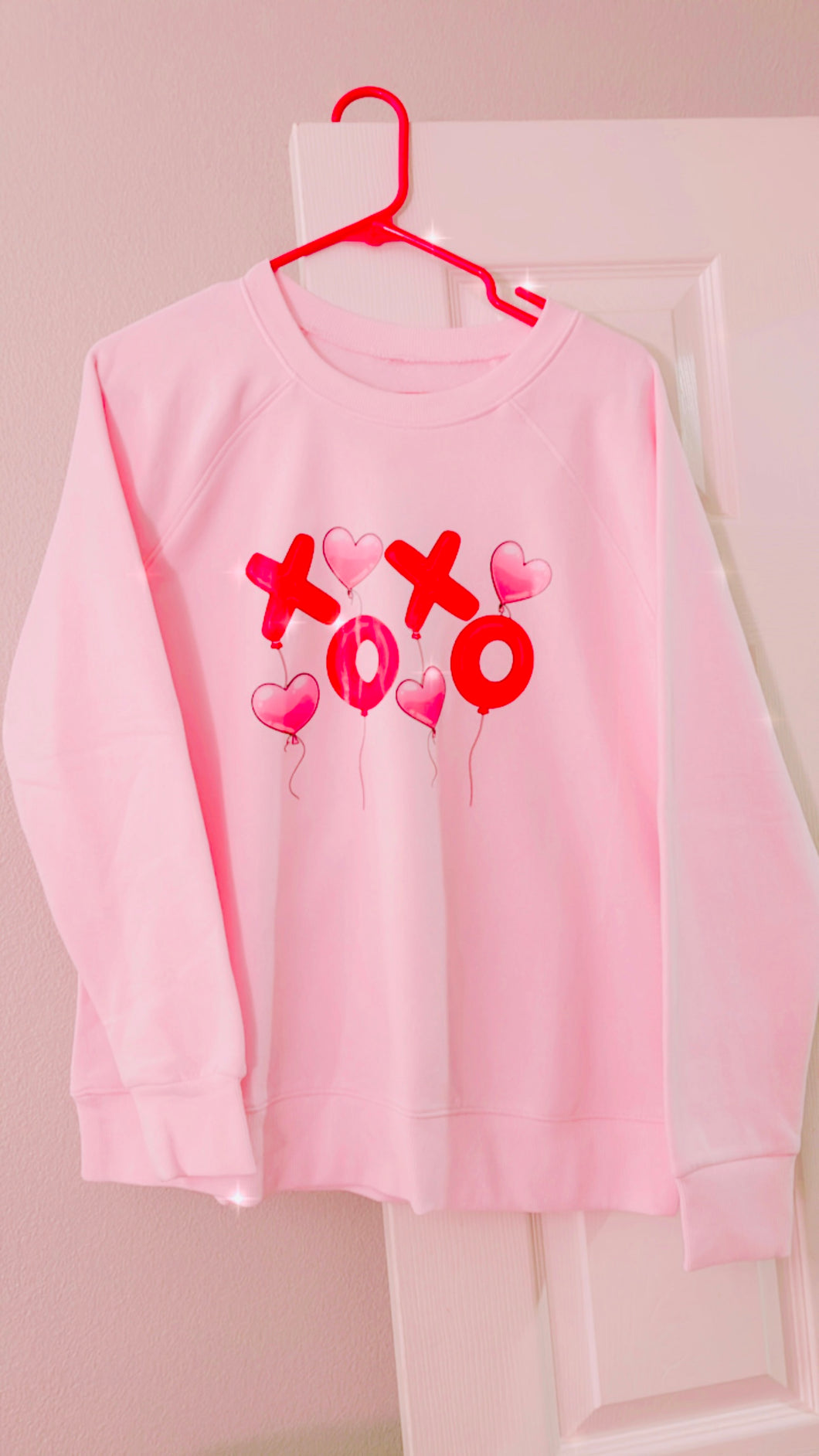 Xoxo balloons crewneck sweatshirt
