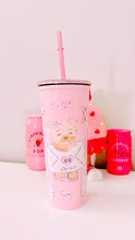 Load image into Gallery viewer, Beary cute stainless steel tumbler
