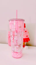 Load image into Gallery viewer, I love you beary much snowglobe tumbler
