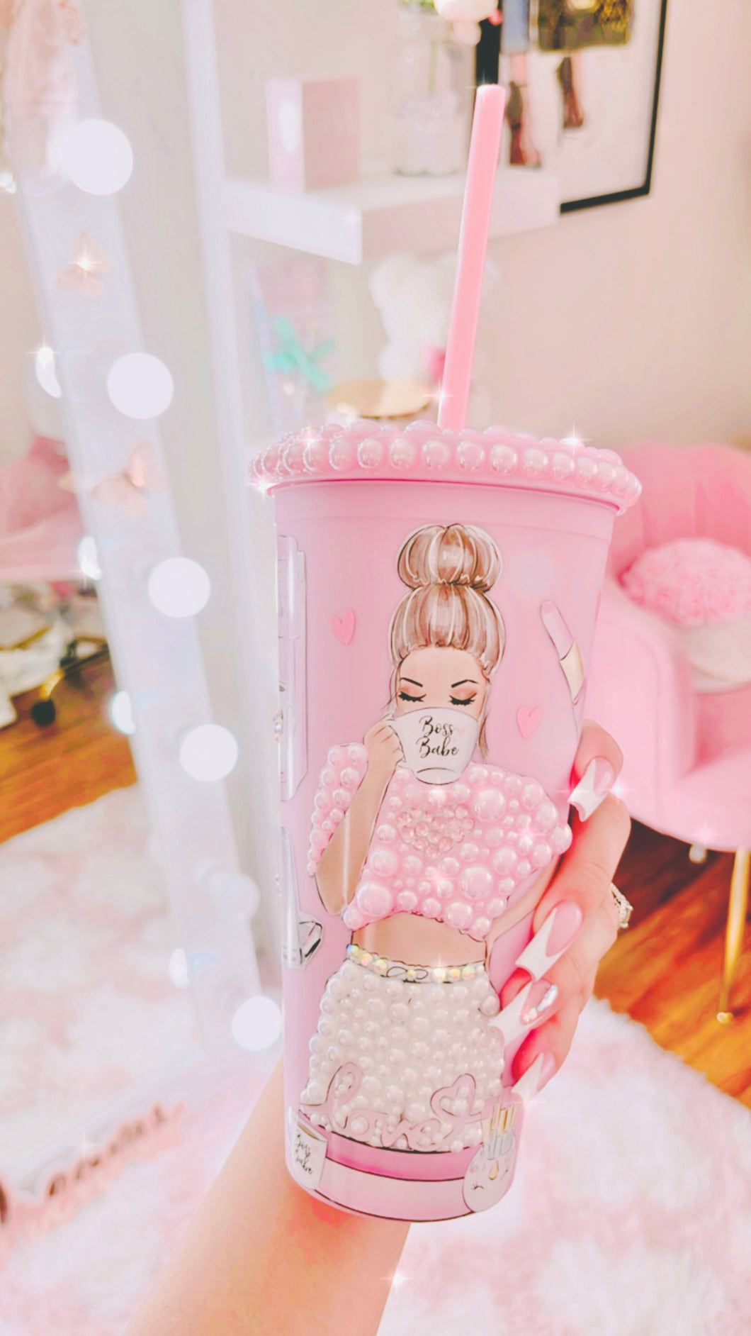 Girl boss cold cup