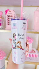 Load image into Gallery viewer, Born to be fabulous sublimation tumbler
