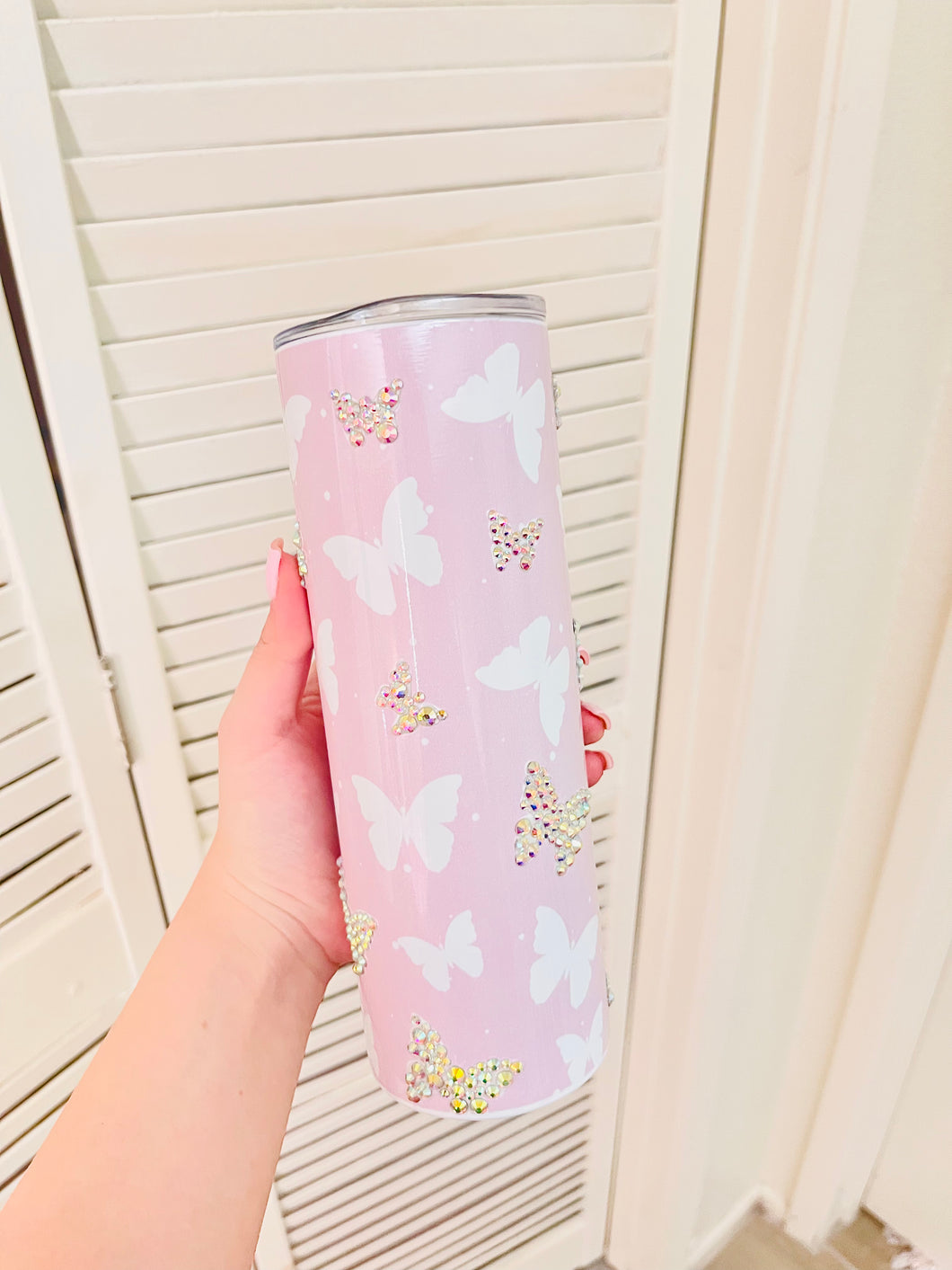 Butterfly sublimation tumbler