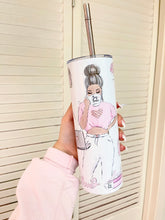 Load image into Gallery viewer, Boss babe cozy sublimation tumbler
